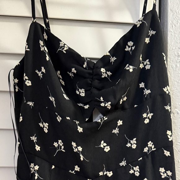 Blush Black and White Patterned jumpsuit - Picture 6 of 6